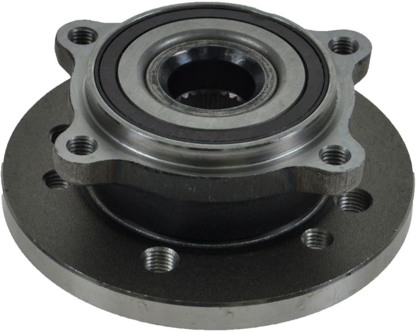 TRQ 2 Piece Front Rear Wheel Bearing & Hub Assembly Set Compatible with 2002-2006 Mini Cooper
