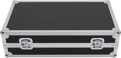 14U PA DJ Rack with 4 Wheels, Heavy-Duty Mobile Audio Equipment Cabinet with Side DJ Table Top, 661 lbs Capacity Studio Rack for Mixer, Amplifier, Speakers (14U/Side Table)