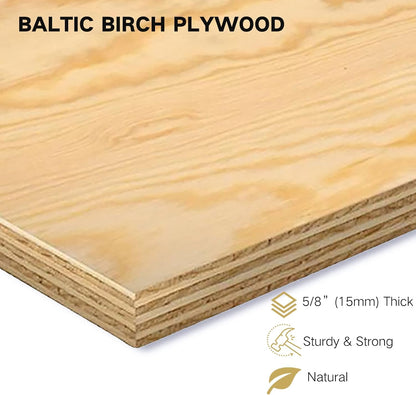 Sound Town 12U DIY Solid Baltic Birch Plywood Slanted Studio Rack with 12U Rack Space, Extra 2U Drawer, Rubber Feet, Casters, Golden Oak (SDRK-12TD2)