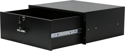 Open Rack 15U 4 Post Open Frame 19-Inch Data Network Desktop Server/Audio Rack (20U, 17' Deep)