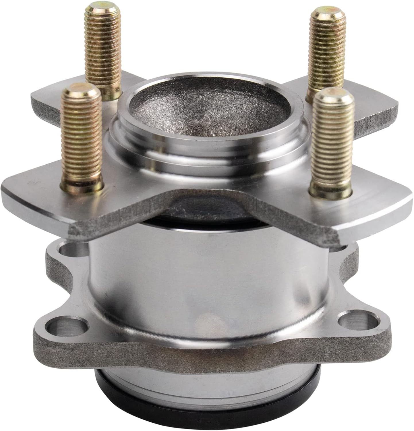 TRQ 2 Piece Rear Wheel Bearing & Hub Assembly Set Compatible with 2015-2020 Honda Fit