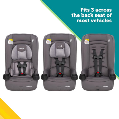 Safety 1st Jive 2-in-1 Convertible Car Seat, Rear Facing Car Seats for Babies (5-40 lbs, 19-40'), Forward Facing Carseat for Toddlers (22-65 lbs, 29-49'), Night Horizon