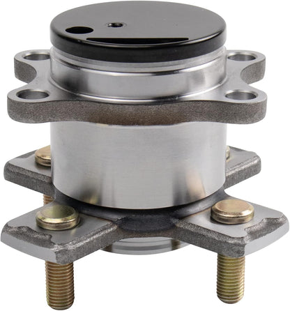 TRQ 2 Piece Rear Wheel Bearing & Hub Assembly Set Compatible with 2015-2020 Honda Fit