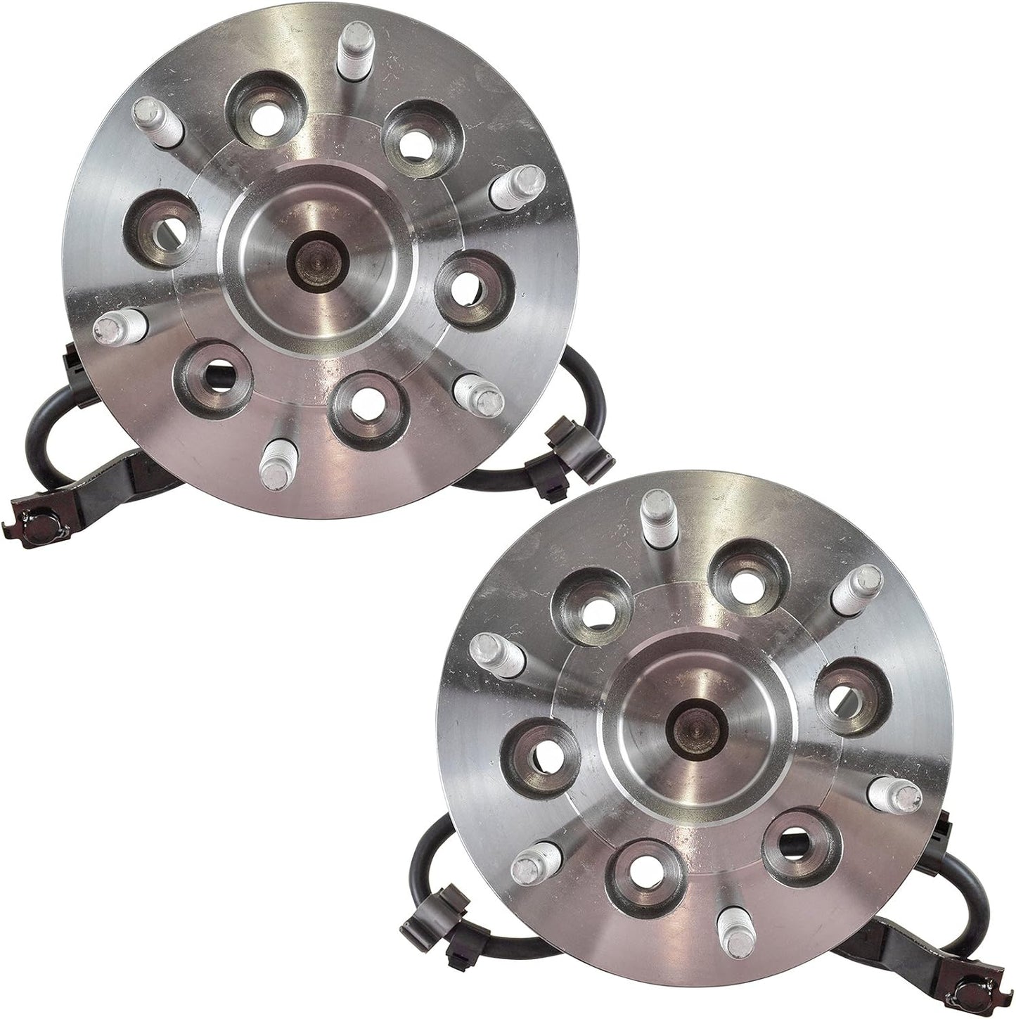 TRQ Front Left and Right Wheel Bearing and Hub Assembly Set 2 Piece Compatible with 04-08 Chevrolet Colorado RWD 04-05 GMC Canyon SLE RWD 06-08 Canyon RWD 2006 Isuzu i-280 07-08 i-290 07-08 i-370 RWD